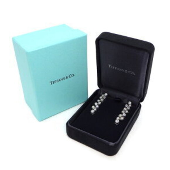Tiffany Co Bubble Swing Drop Diamond Earrings